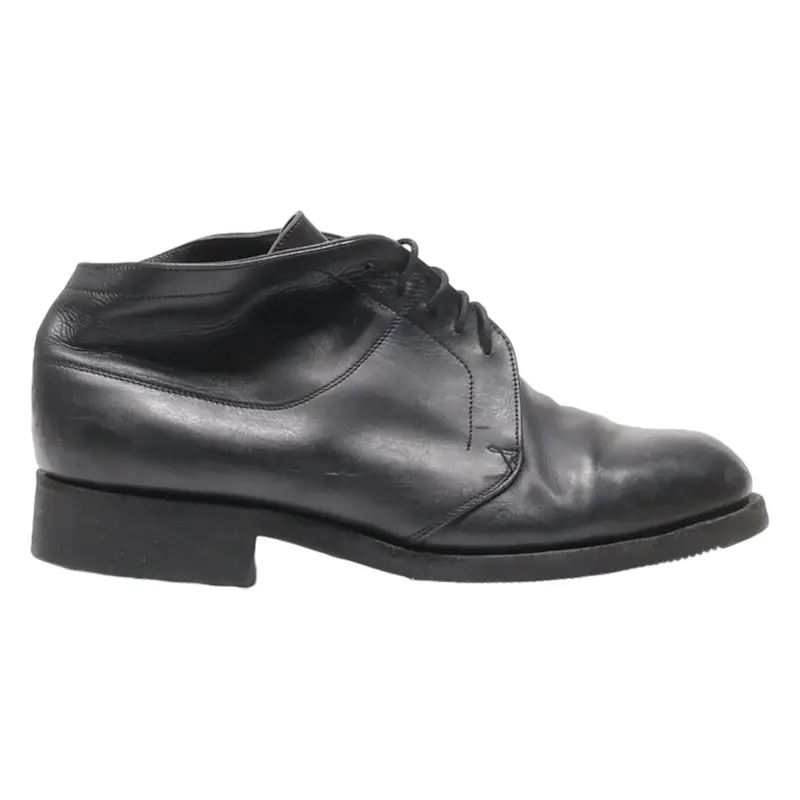 O MIRAGE Lace-Up Boots Black Leather Mens UK 9.5