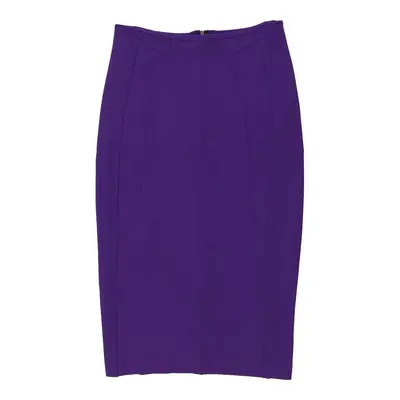 Versace Jeans Couture Maxi Pencil Skirt - 30W UK 10 Purple Viscose Blend | Size: UK 10