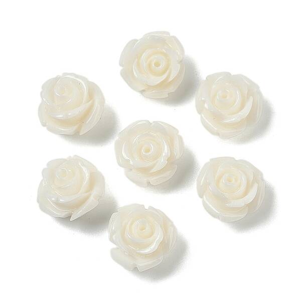 Synthetic Coral Carved Beads