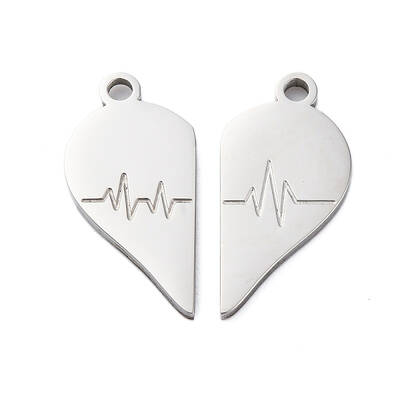 304 Stainless Steel Split Pendants