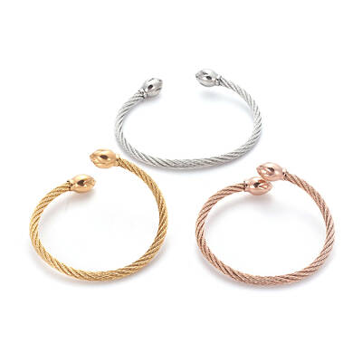 304 Stainless Steel Cuff Bangle Sets