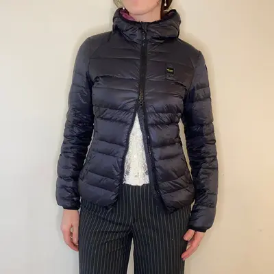 Blauer Puffer - Medium Navy Down And Feather
