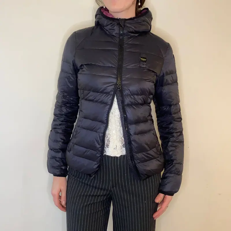 Blauer Puffer - Medium Navy Down And Feather