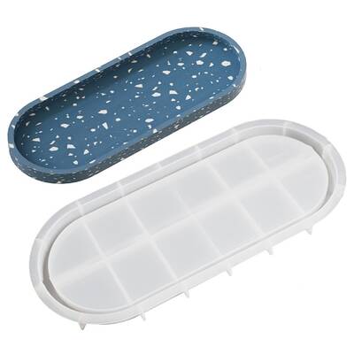 DIY Oval Storage Tray Silicone Molds
