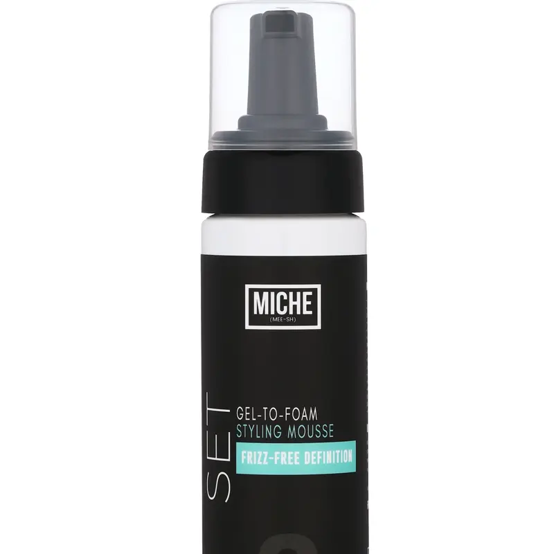 SET GEL-TO-FOAM Styling & Defining Mousse 7.5 fl oz | Infused with botanical extracts | Hair  Mousse for Curly & Wavy Hair, T...