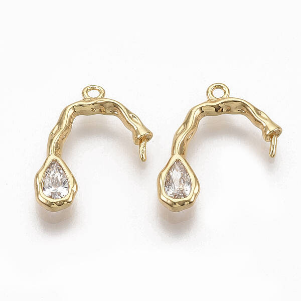 Brass Peg Bails Pendants