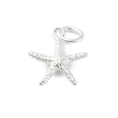 925 Sterling Silver Starfish Charms