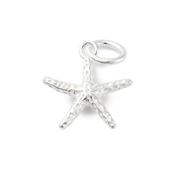 925 Sterling Silver Starfish Charms