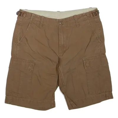 CARHARTT Mens Cargo Shorts Brown M W30