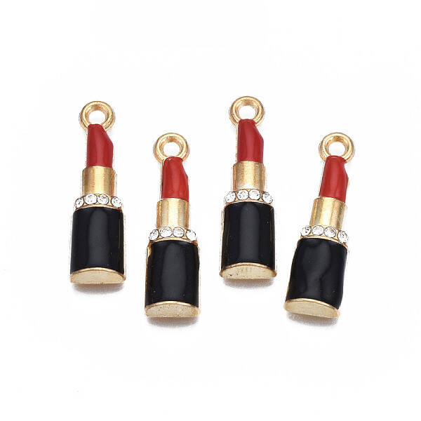 Rack Plating Alloy Enamel Pendants
