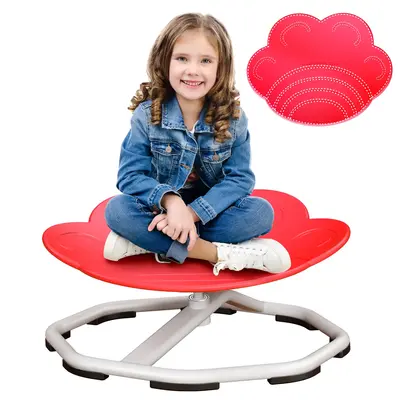 Qusases Sensory Swivel Chair for Kids, Spinning Chair for Autistic Kid, Sit and Spin Sensory Toys, Training Body Coordination...