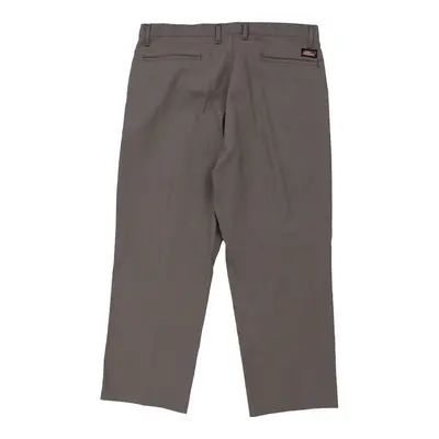 Dickies Trousers - 38W 27L Grey Cotton
