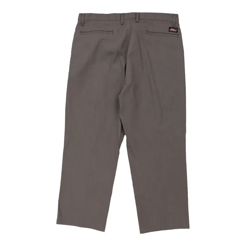 Dickies Trousers - 38W 27L Grey Cotton