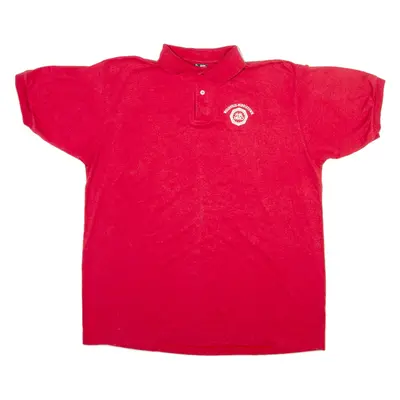 FRUIT OF THE LOOM Wellsville Middletown Mens Polo Shirt Red XL