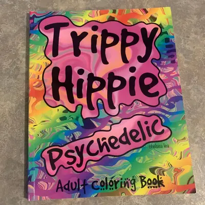 Trippy Hippie Coloring Book
