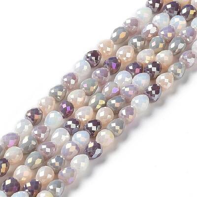 Electroplated Glass Beads Strands