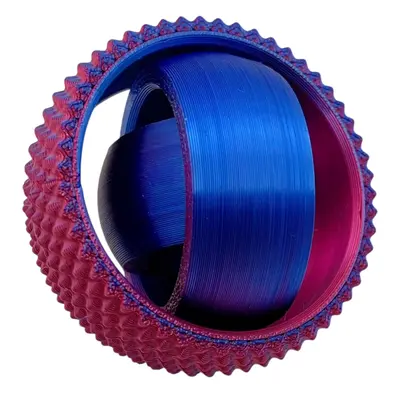 Multi-Color Textured Gyro Fidget - Engaging Activity for Active Lifestyle, Perfect for Active Kids - KAHN CREATIONS