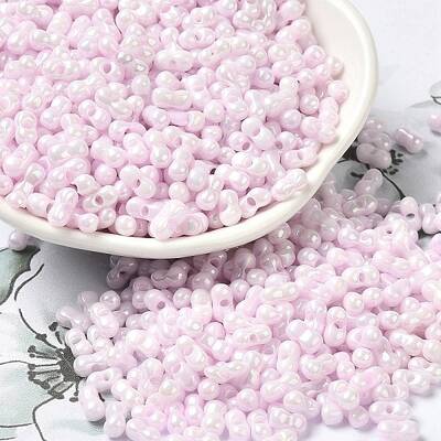 Opaque Colours Luster Glass Seed Beads