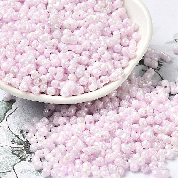 Opaque Colours Luster Glass Seed Beads