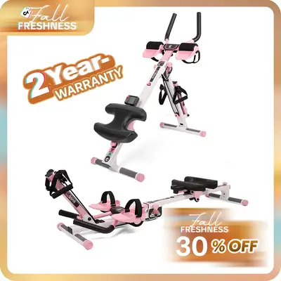 Summer Turn-Up AB Core Trainer Pro: Tummy Workout & Full Body Conditioning ｜Foldable Abdominal Machine with Muscle Toning F...