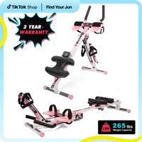 Summer Turn-Up AB Core Trainer Pro: Tummy Workout & Full Body Conditioning |Foldable Abdominal Machine with Muscle Toning F...
