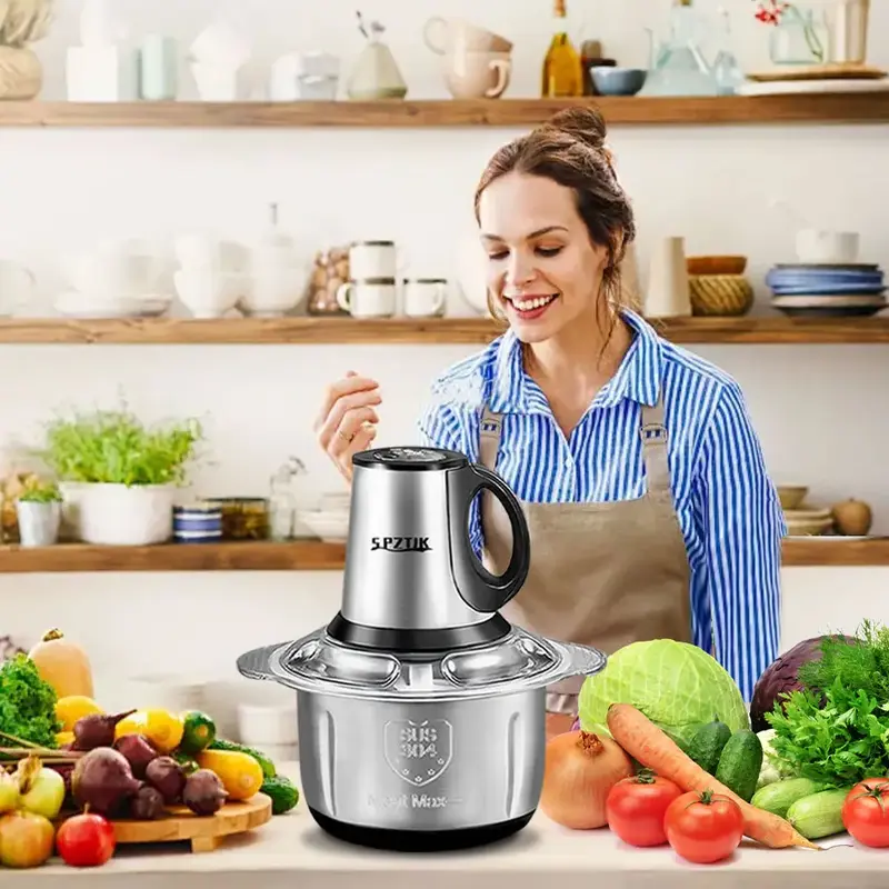 【Live streaming】Electric Meat Grinder Machine with 3L Large Capacity for Family Feasts