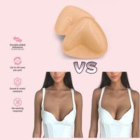 Snowy pad Sticky Inserts - Instant Boost Double Sided Adhesive Bra Cup,Double Sided Adhesive Push-Up Bra Inserts  ,Outfit Enh...