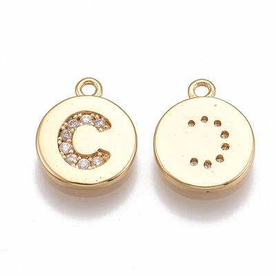Brass Cubic Zirconia Charms