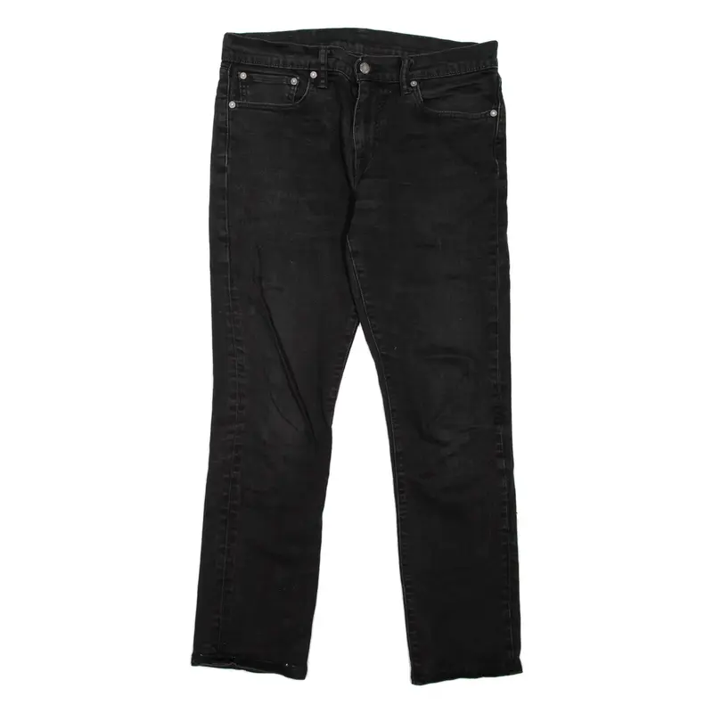 LEVI'S 511 Jeans Mens Black Slim Straight W32 L29