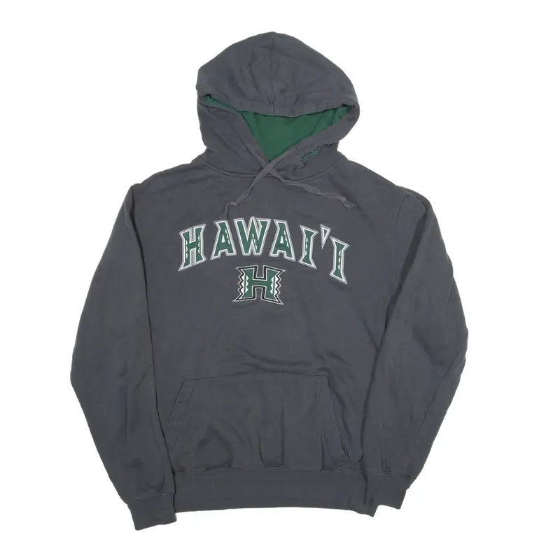 STADIUM ATHLETICS Hawaii Hoodie Grey Pullover Mens S