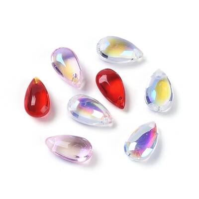 Transparent Glass Charms