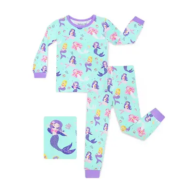 babee Reshinee Moisture-wicking Bamboo Pajama sets for Toddler Boys and Girls, Temp-Sensing Babys Kids 2pcs Pjs, Long-Sleeve ...