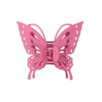 Hollow Butterfly Shape Plastic Large Claw Hair Clips