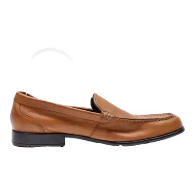 ROCKPORT Loafer Shoes Brown Leather Mens UK 8