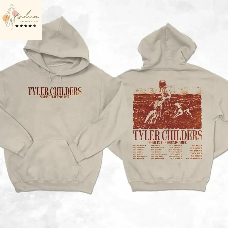 Can I Take My Hounds To Heaven Album Hoodie, Tyler Childers 2Sides , Western , Country Music Hoodie, Tyler Childers Hoodie fo...