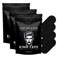 Sleep Like A King Mouth Tape, 30/60/90pcs Breathable Mouth Tapes, Micropore Tape, Pain Free Removal Adhesive Sleep Strips, Bo...