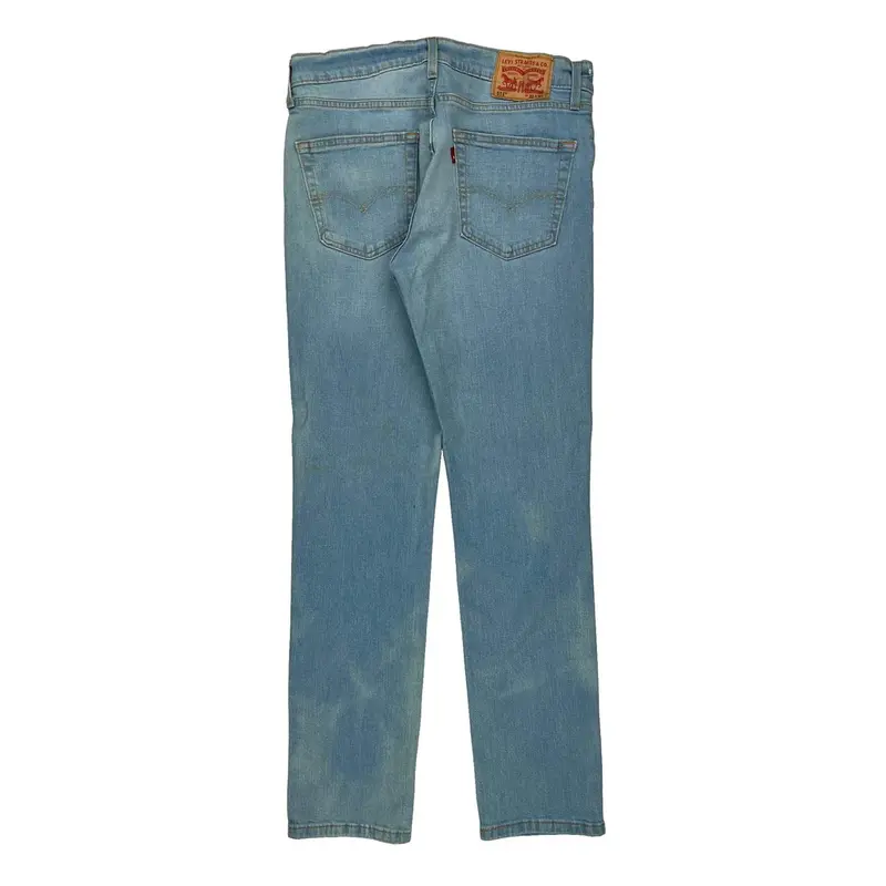 511 Levis Jeans - 32W UK 12 Light Wash Cotton Blend