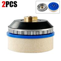Thickened wool polishing wheel with aluminium alloy screw joints, suitable for stone,wood,glass,ceramics, metal, car polishin...