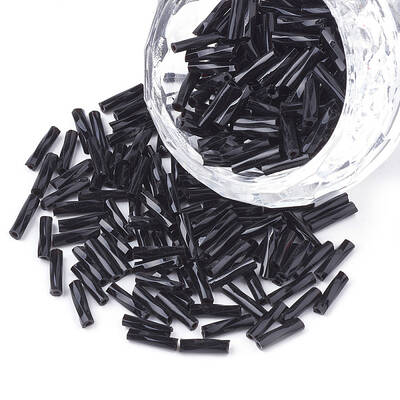 Glass Twisted Bugle Seed Beads