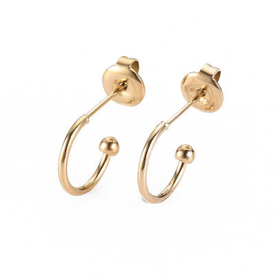 304 Stainless Steel Stud Earrings