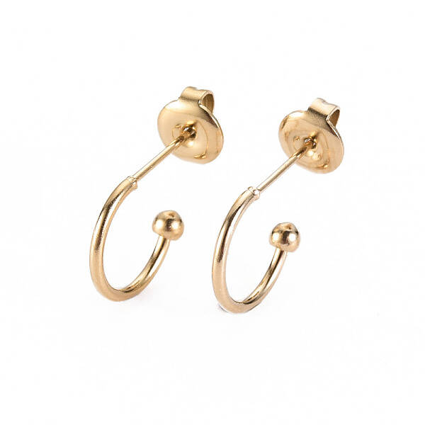 304 Stainless Steel Stud Earrings