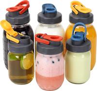 Soligt Mason Jar Lids, 4/6-Pack Wide/Regular Pour Spout Flip Cap Lids for Ball Brand Mason Jars, for Drinking Salad Dressing ...