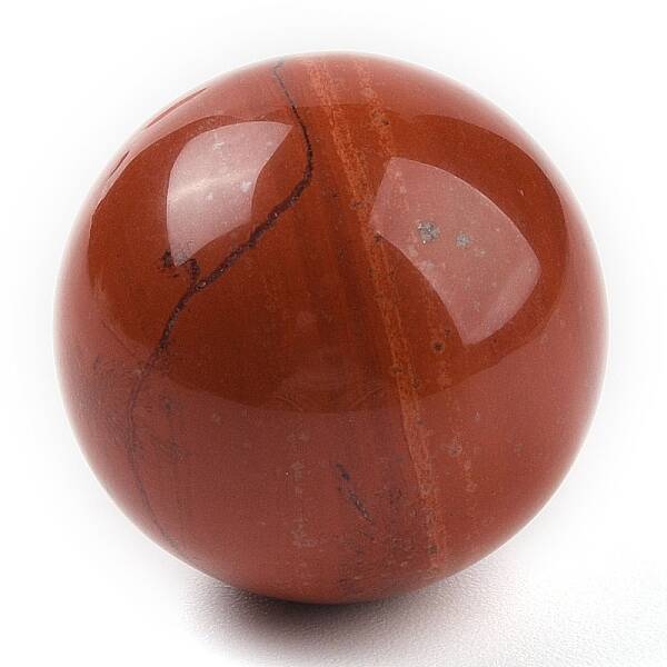 Natural Red Jasper Sphere Beads