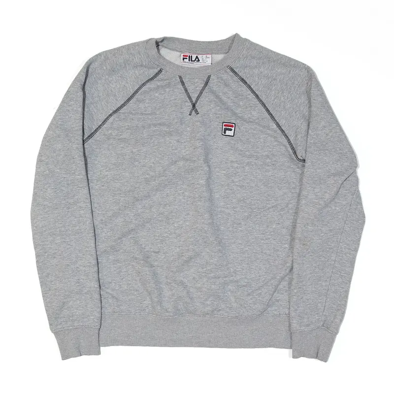 FILA Sweatshirt Grey Crew Neck Mens S