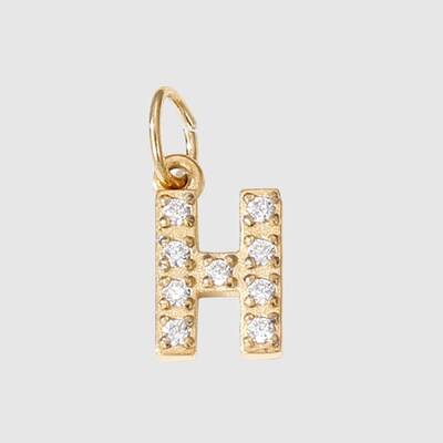 Stainless Steel Cubic Zirconia Pendants with Jump Rings