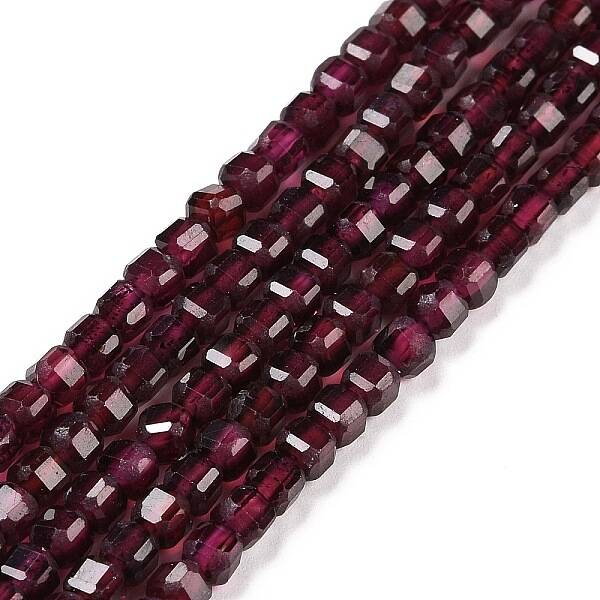 Natural Brazil Garnet Beads Strand