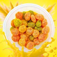 Sour Pineapple Gushiez 6oz Jar - Sour Candy -  sour snack | Chamoy Calavera sour snack gushiez sour belt sour power sweet Tan...