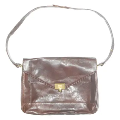 HAK Womens Shoulder Bag Brown Leather