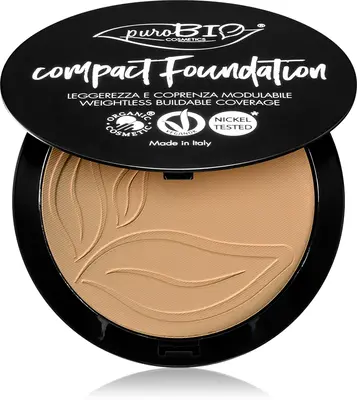 puroBIO Cosmetics compact powder foundation SPF 10 color 03 9 g