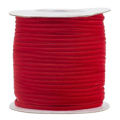 Polyester Velvet Ribbon for Gift Packing and Festival Decoration